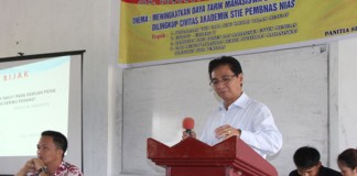 BEM STIE Pembnas Nias Ajak Dosen dan Mahasiswa Mengembangkan Budaya Menulis