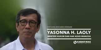 Bincang-bincang Kabar Nias dengan Menkumham Yasonna H. Laoly