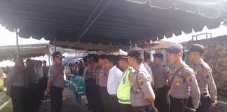 50 Personel Polres Nias Selatan Amankan Pendaftaran Calon Kepala Daerah