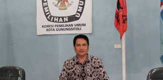 Hari Pertama, Belum Ada yang Mendaftar di KPU Kota Gunungsitoli