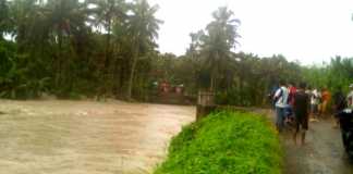 Jembatan Lahömi Hanyut, Akses Transportasi Putus Total