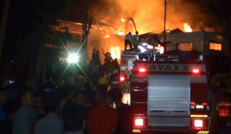 Rumah Produksi Lilin di Tabita Terbakar, Dua Orang Terluka