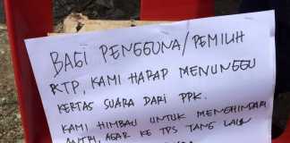 Surat Suara Terbatas, Pemilih Diminta ke TPS Lain
