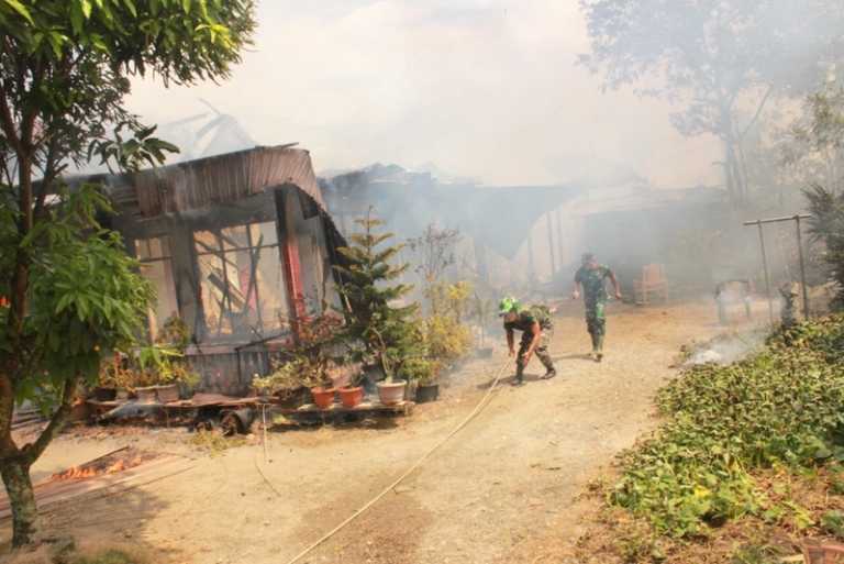 Satu Rumah dan Lima Kamar Indekos Terbakar di Mo’awö