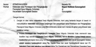 Tidak Sesuai Ketentuan, Penetapan Perangkat Desa Hiligodu Ombölata Diprotes Warga