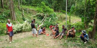 Warga Dusun I Hiligara Ingatkan Kepala Desa Akan Janji Lanjutkan Pengaspalan Jalan