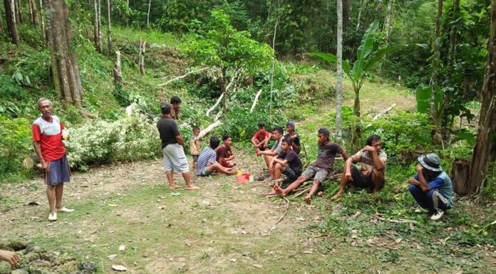 Warga Dusun I Hiligara Ingatkan Kepala Desa Akan Janji Lanjutkan Pengaspalan Jalan