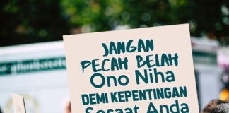 Jangan Pecah Belah Ono Niha demi Kepentingan Sesaat