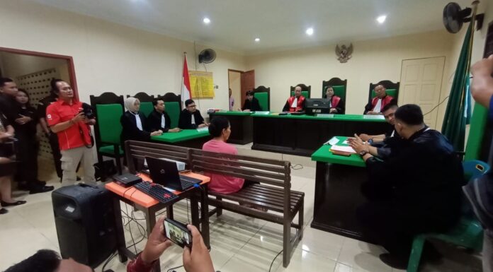 Terdakwa Erlina Zebua Janda 5 Anak Dituntut JPU Hukuman 14 Hari Penjara