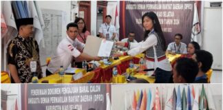 PSI Partai Pertama Pendaftar Bacaleg di KPU Nias Selatan Pada Pileg 2024
