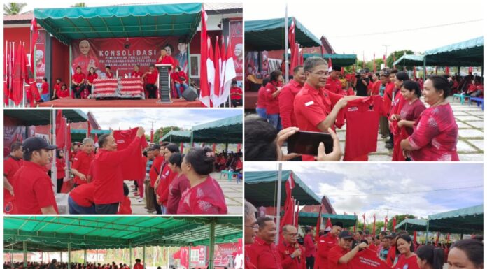 PDIP Sumut Bersama PDIP Nias Selatan dan Nias Barat Konsolidasi Kemenangan Ganjar Presiden 2024