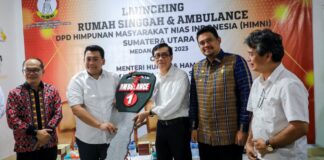 Menteri Yasonna Laoly Launching Rumah Singgah dan Ambulans HIMNI Sumut