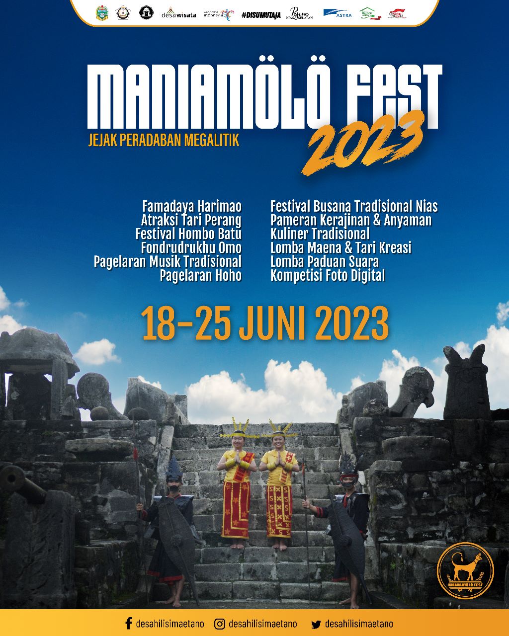 Maniamolo Fest Masuk Rekomendasi Event Edisi Juni 2023 Kemenparekraf RI