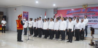 Ketua KONI Sumut Lantik Pengurus KONI Nias Selatan Masa Bakti 2023 – 2027