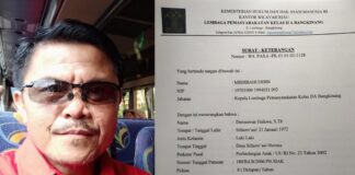 Pengumuman Klarifikasi Tindak Pidana Dermawan Halawa