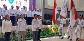 Erris Napitupulu Lantik Pengurus SMSI Labuhanbatu Raya