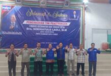 Sokhiatulo Laoly Kukuhkan Tim Pemenangan Korcam dan Kordes Se-Kabupaten Nias Barat