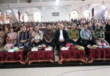 Bupati Nias Barat Hadiri Peresmian Kantor dan Peletakan Batu Pertama Rumdis Pendeta BNKP Jema’at Lawelu