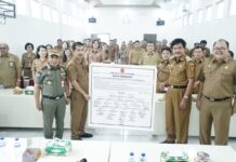 Kepala OPD di Nias Barat Tandatangani Pakta Integritas Pencegahan Tindakpidana Korupsi