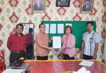 PMI Nias Selatan Tandatangani MoU Dengan Dinas Pendidikan